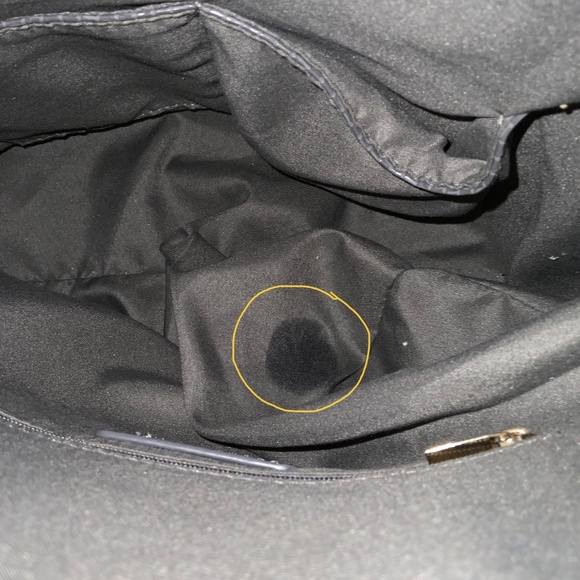 Crossi Gray Faux Alligator Satchel Handbag – Gold Hardware, Detachable Strap - Picture 14 of 14